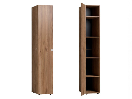 NEO 55 Шкаф для белья Дуб табачный Craft-Черный