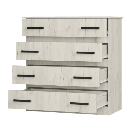 Комод Стандарт № 6  Дуб крафт белый