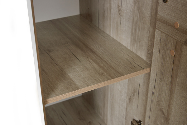 Шкаф для белья 55 Scandica Oslo КОРПУС Дуб серый