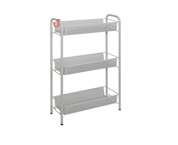 Этажерка Ладья 1 3-х секцион. серый Э289 С