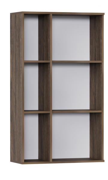 Шкаф навесной Вертикаль МДФ 1 кат. Дуб самдал, МДФ Белоснежный, Правый